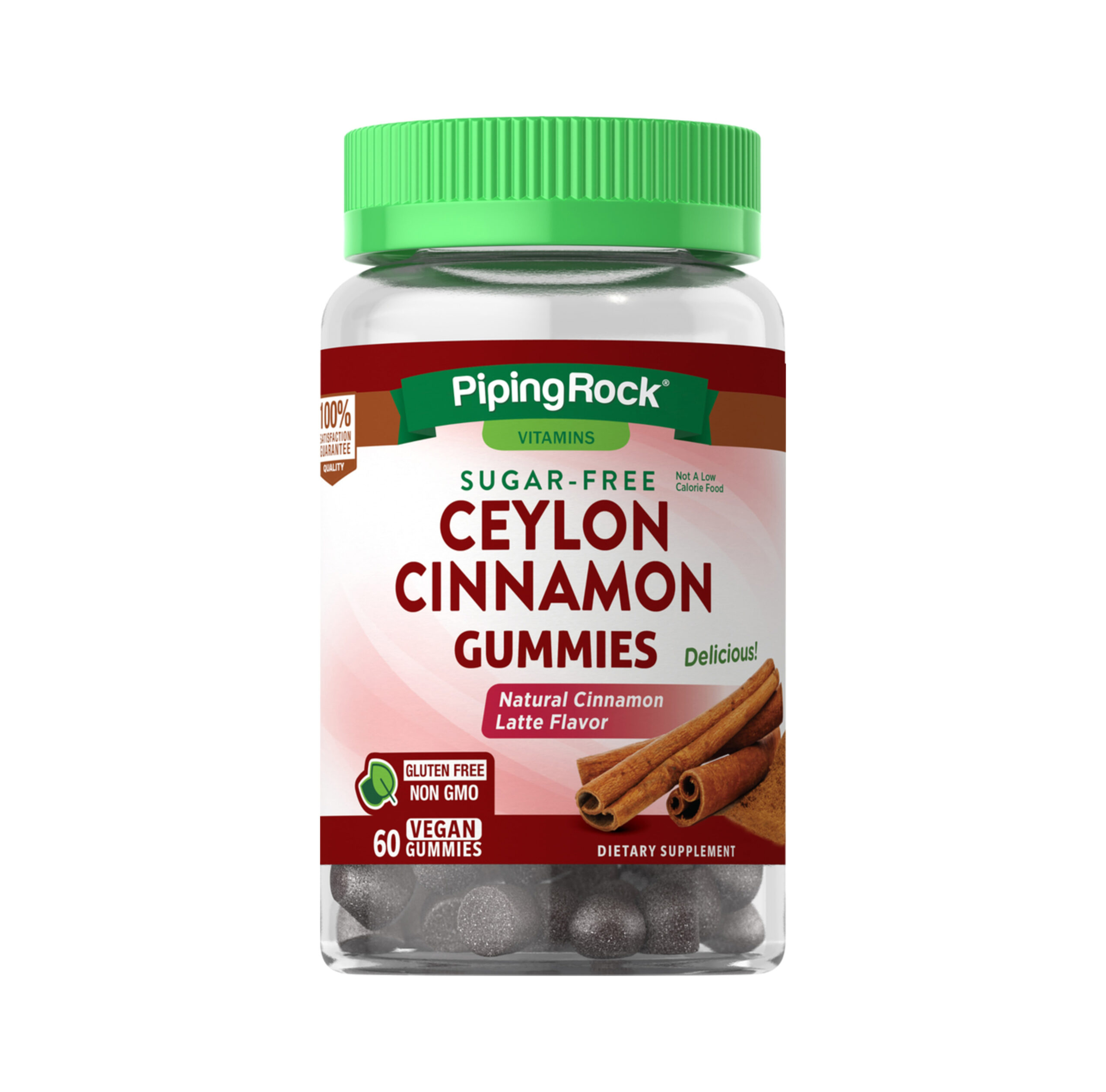 PipingRock Ceylon Cinnamon, 60 Vegan Gummies your